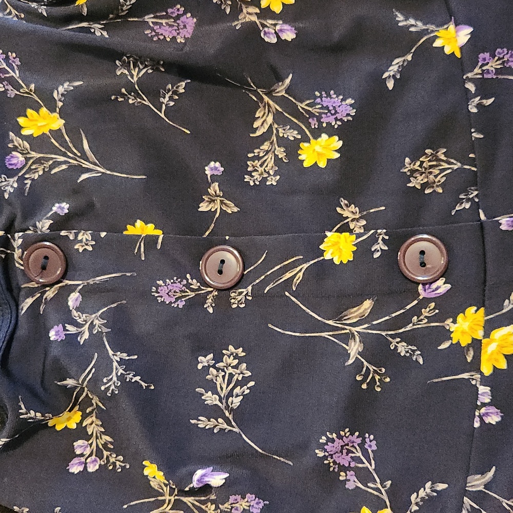 Floral Print Sleeveless Dress